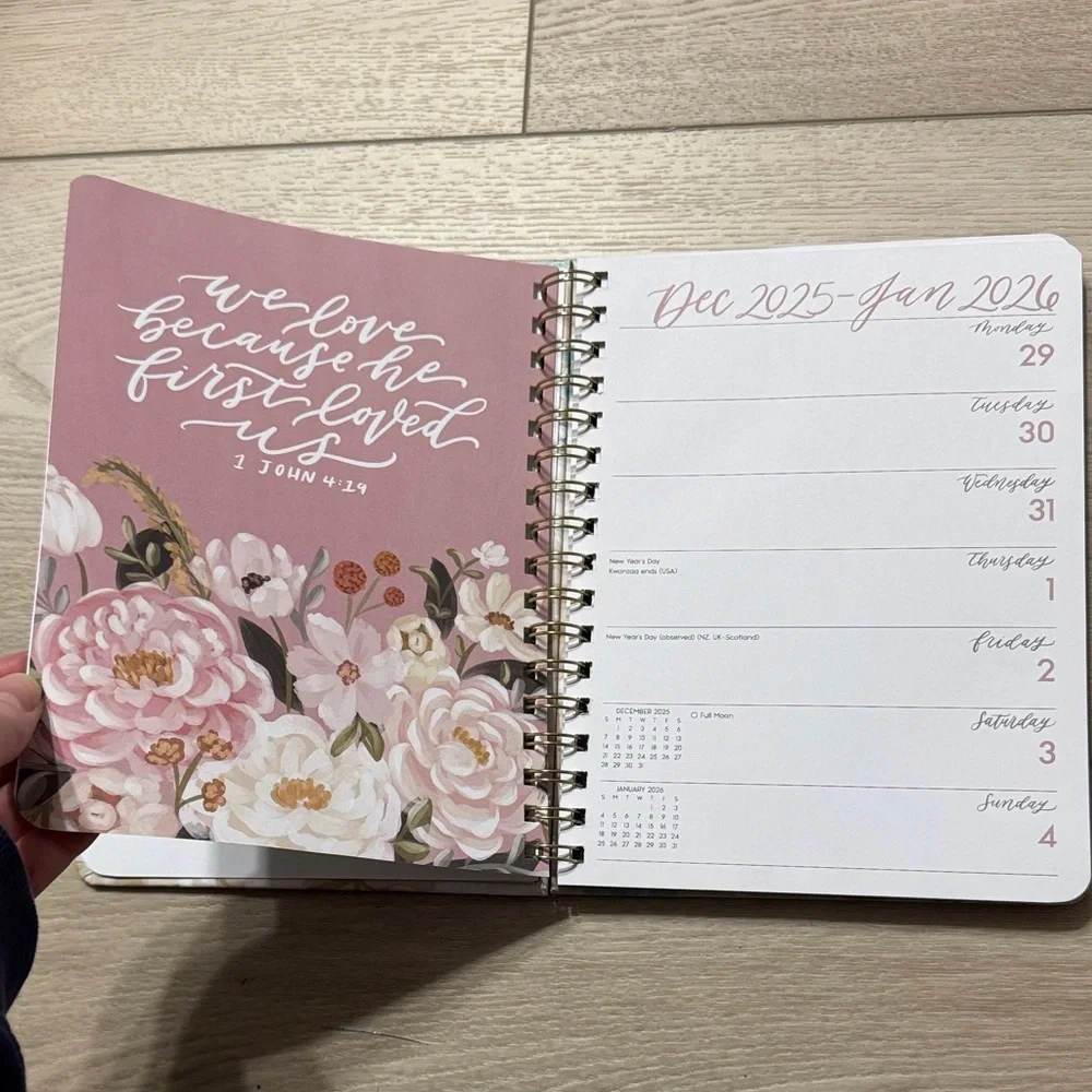 NWT-Scriptures & Florals 2026 Planner